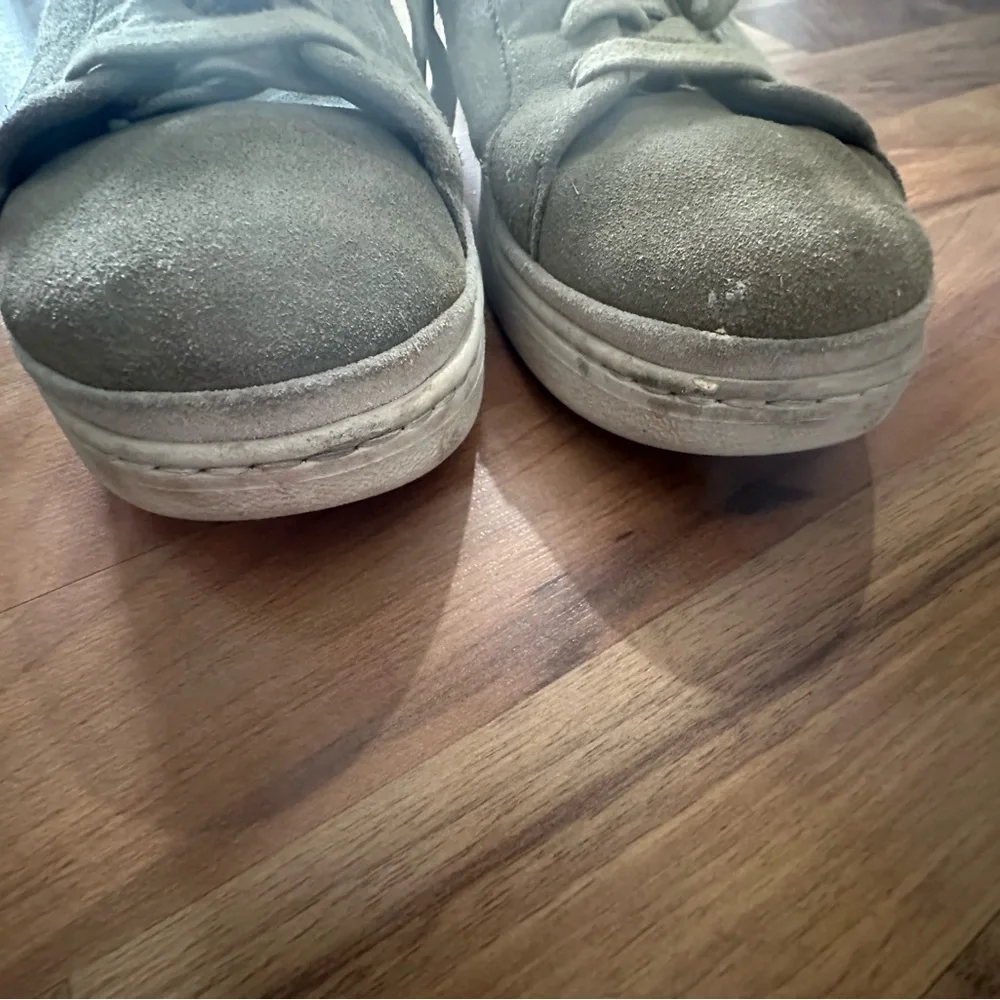 UGG Men's Beige Suede Lace-Up Sneakers - Picture 6 of 7